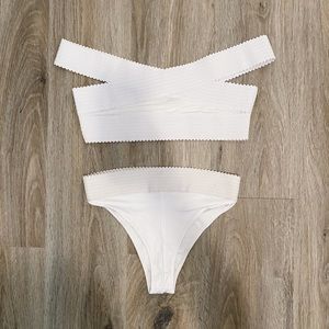 PrettyLittleThing White Bikini